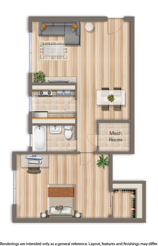 Floor Plans of Cambridge Square in Bethesda, MD